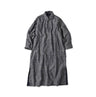 Indigo Basket Pattern Jacquard Dress Nou