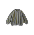 Regiment Jacquard Dolman Sleeve Sweat Gray Regiment