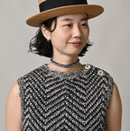 Linen Herringbone Camisole Detail