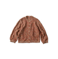 Linen Herringbone Bolero
