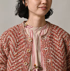 Linen Herringbone Bolero Detail