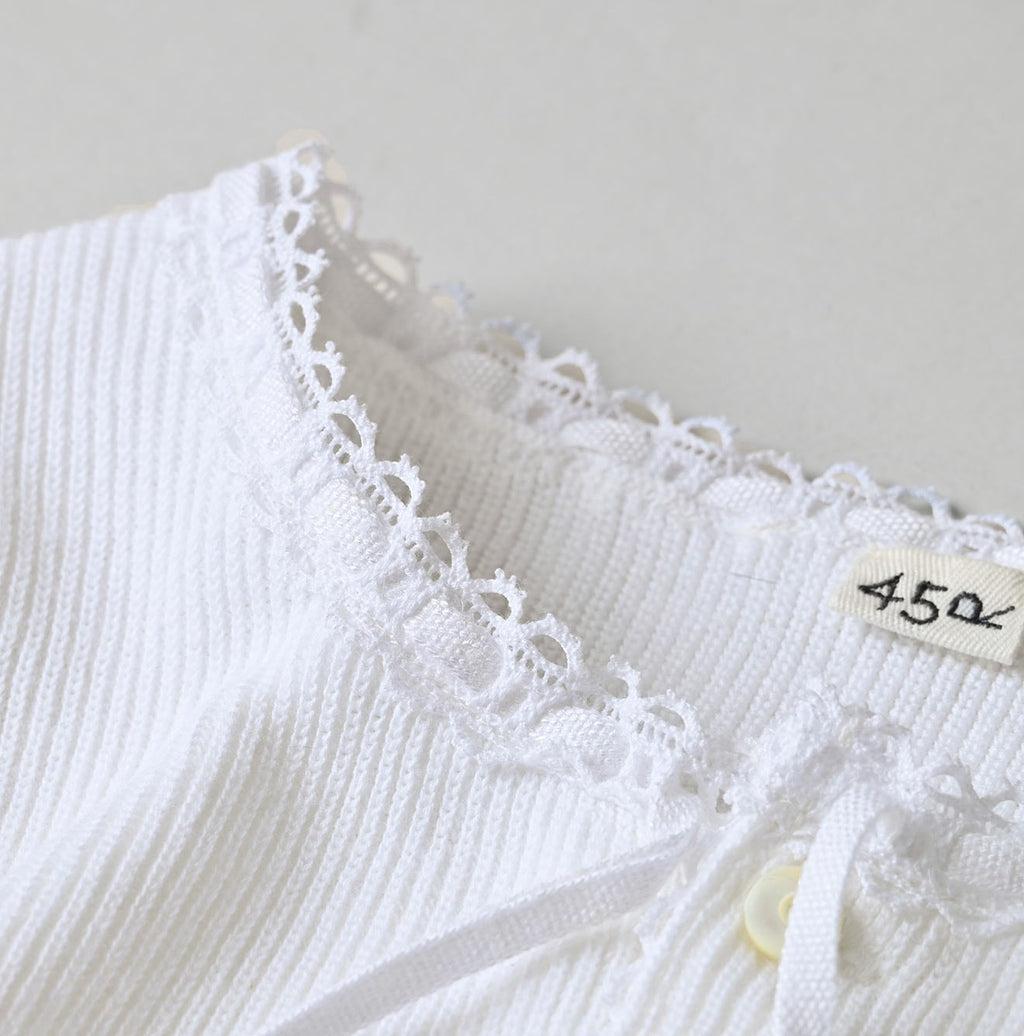 Rib Knitsew Henley Detail