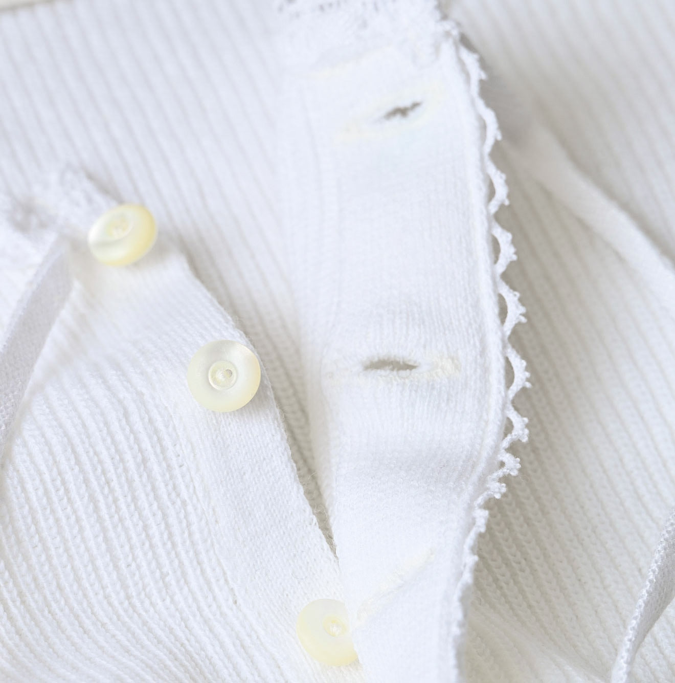 Rib Knitsew Henley Detail