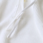 Rib Knitsew Henley Detail