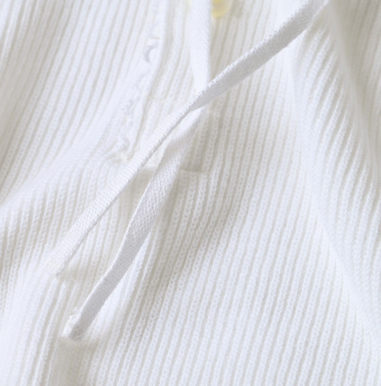 Rib Knitsew Henley Detail