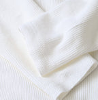 Rib Knitsew Henley Detail