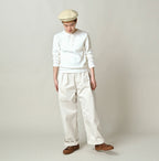 Rib Knitsew Henley Female Model