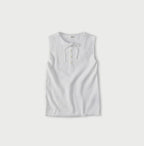 Rib Knitsew Camisole White