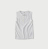 Rib Knitsew Camisole White