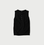 Rib Knitsew Camisole Black