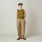 Rib Knitsew Camisole Female Model
