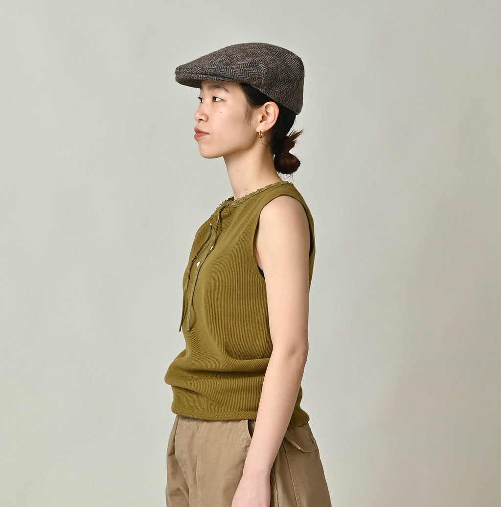 Rib Knitsew Camisole Female Model