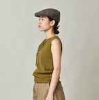 Rib Knitsew Camisole Female Model