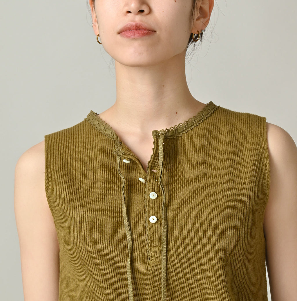 Rib Knitsew Camisole Detail