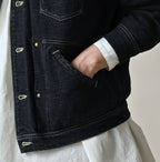 Indigo Denim Tenjiku G Jacket Detail