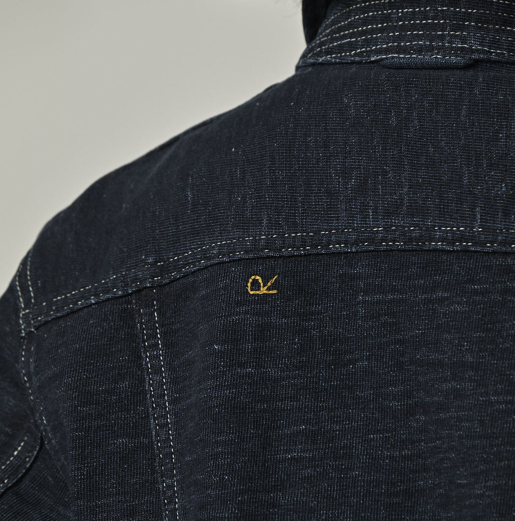 Indigo Denim Tenjiku G Jacket Detail