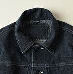 Indigo Denim Tenjiku G Jacket Detail