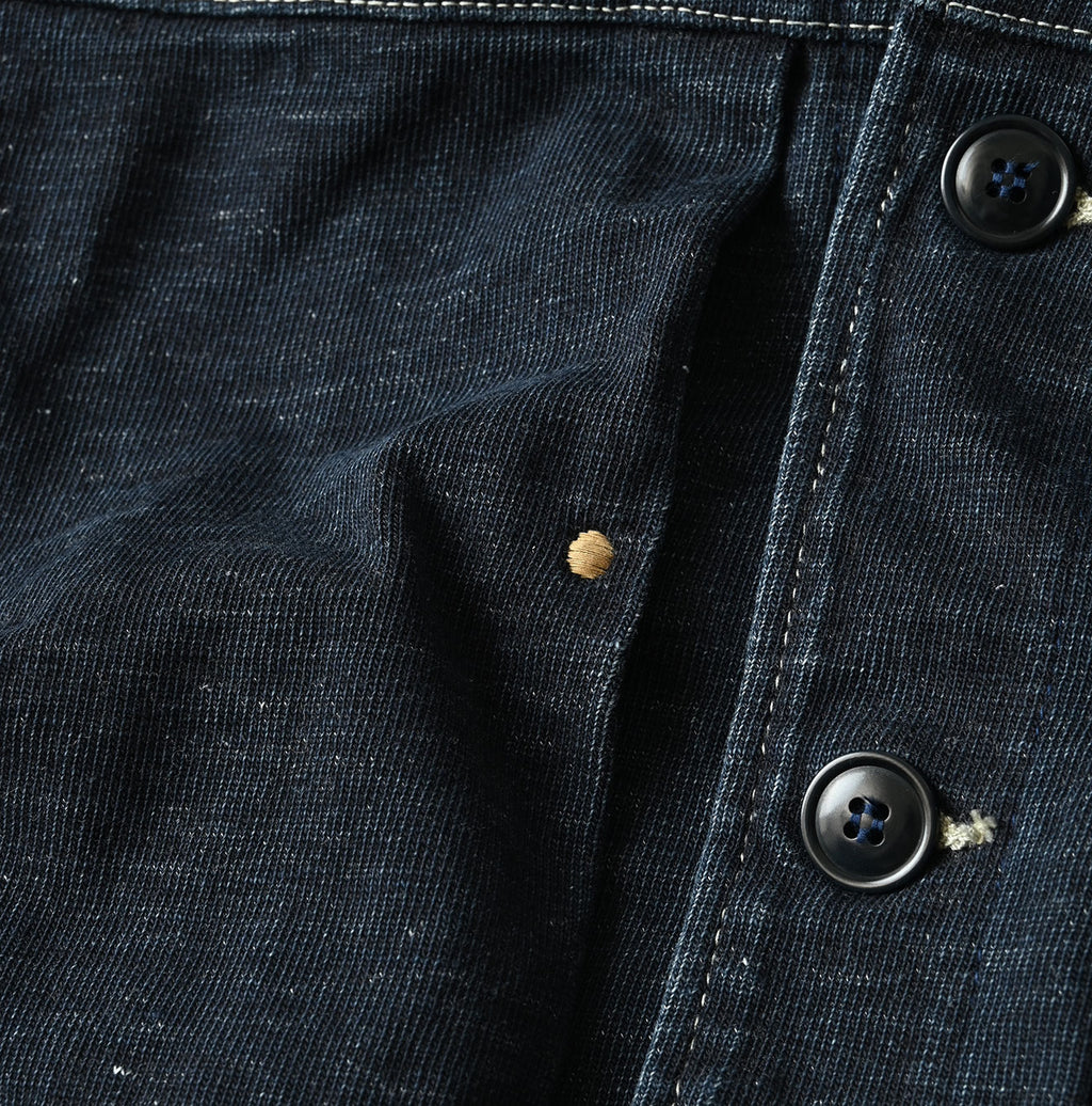 Indigo Denim Tenjiku G Jacket Detail