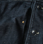 Indigo Denim Tenjiku G Jacket Detail