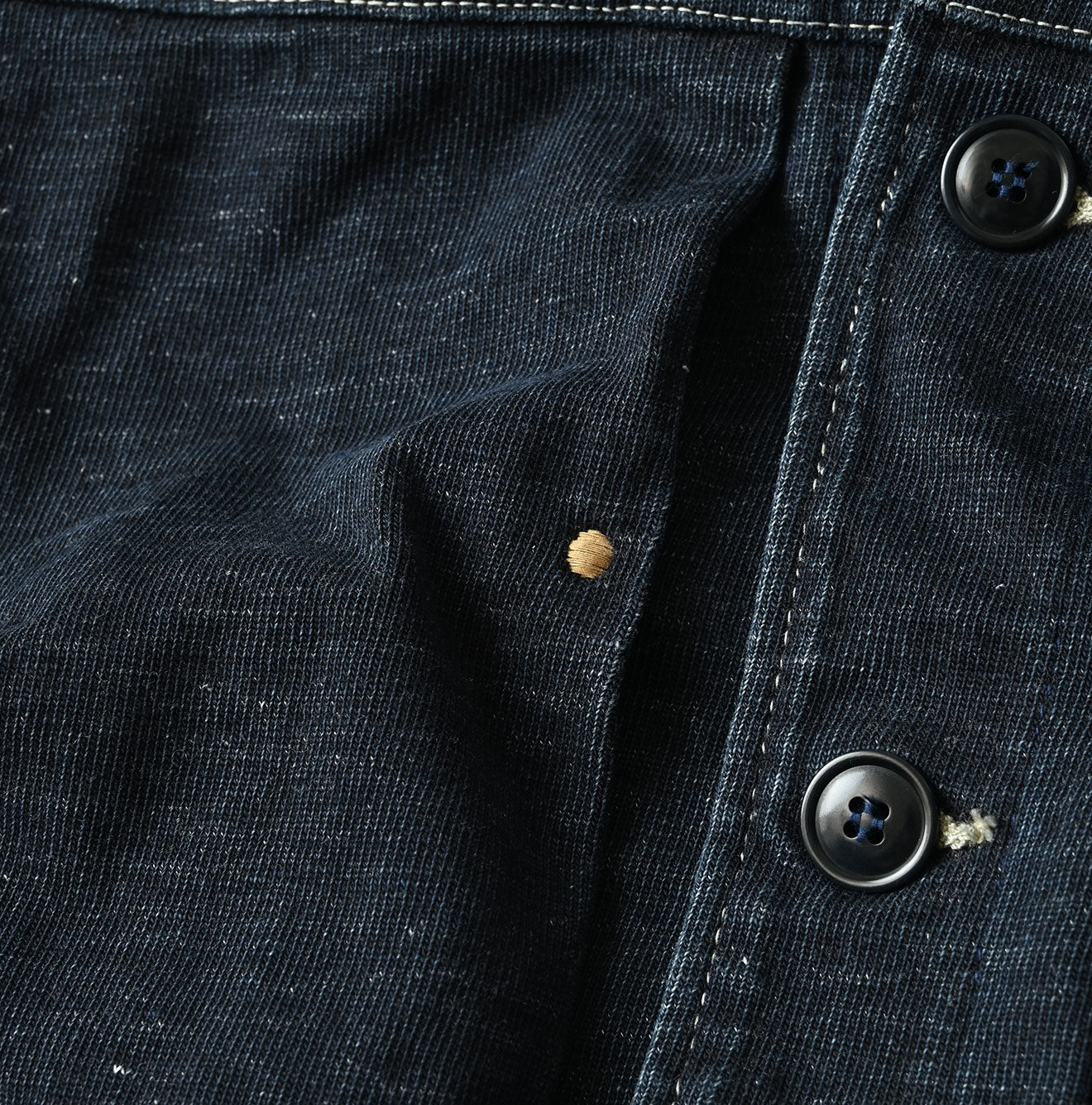 Indigo Denim Tenjiku G Jacket Detail