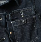 Indigo Denim Tenjiku G Jacket Detail