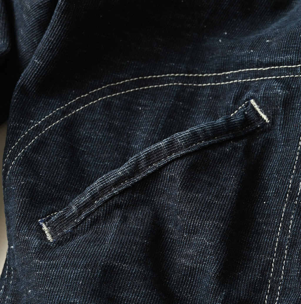 Indigo Denim Tenjiku G Jacket Detail