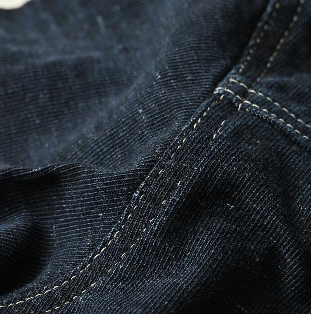 Indigo Denim Tenjiku G Jacket Detail