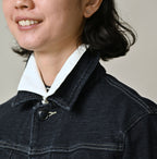 Indigo Denim Tenjiku G Jacket Detail