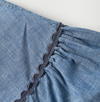 Ruri Dungaree Tambourine Shirt Zyu Detail