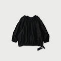 Indigo Linen Cloth Sack Blouse