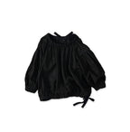 Indigo Linen Cloth Sack Blouse