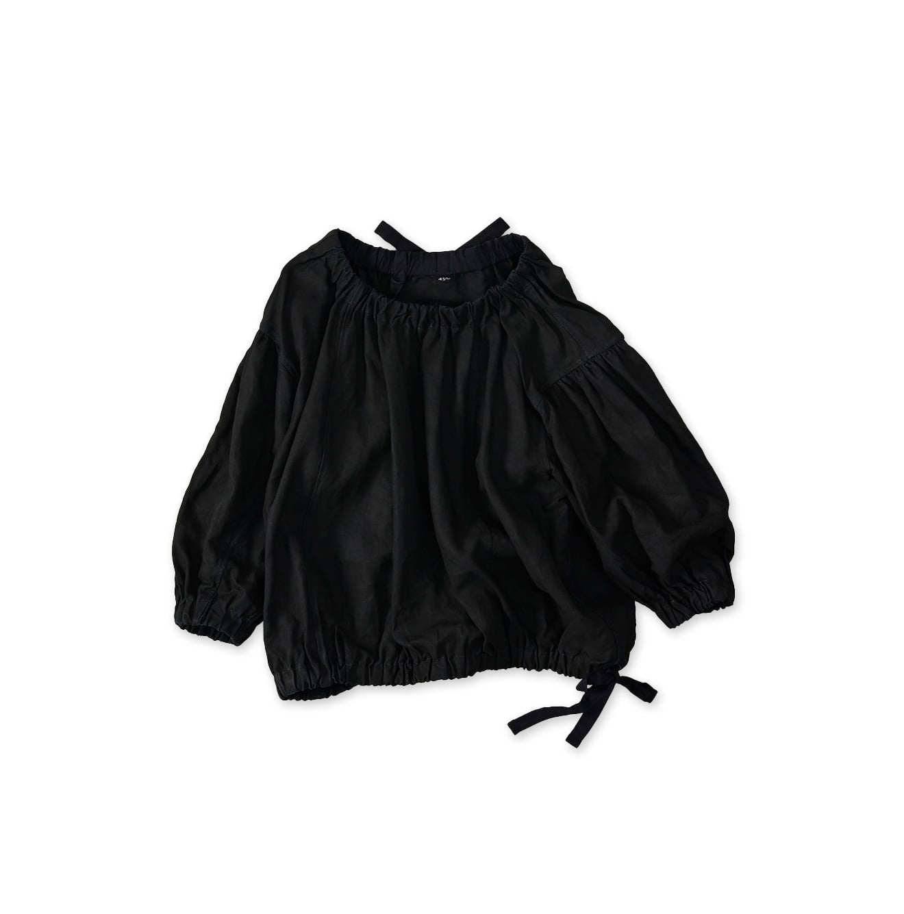 Indigo Linen Cloth Sack Blouse