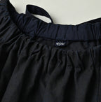 Indigo Linen Cloth Sack Blouse Detail