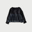 Indigo Discharge Print Aoi Sarasa Print Satin x Pleats Blouse