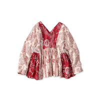 Indian Khadi Block Print Patchwork Blouse