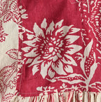 Indian Khadi Block Print Patchwork Blouse Detail