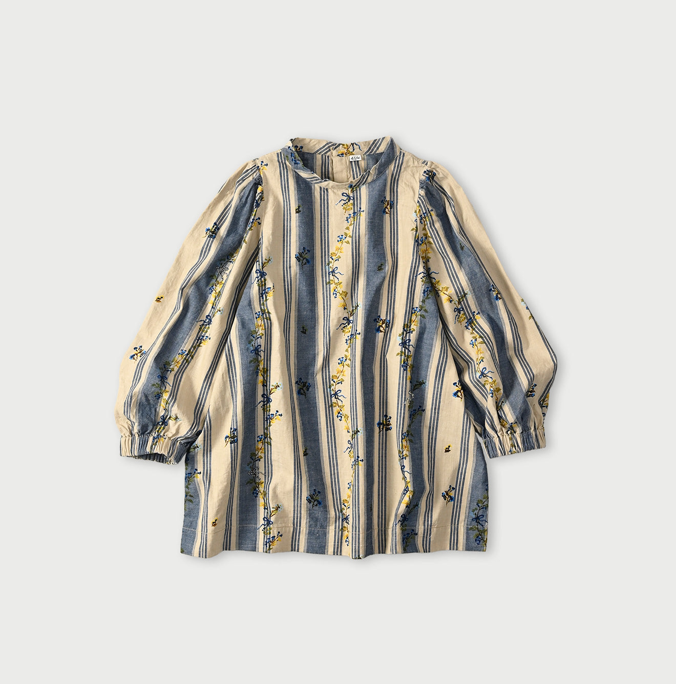 Indian Khadi OX SAIJIKI Poyon Puff Blouse