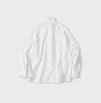 White Supima Batiste Cutwork Blouse Back