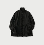 Supima Batiste Cutwork Blouse Black
