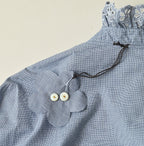 Supima Batiste Cutwork Blouse Detail