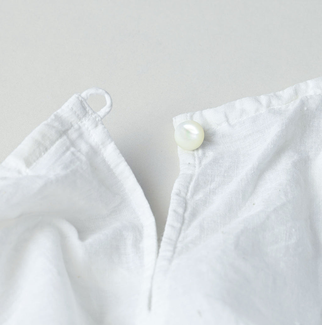 Indian Khadi Peplum Cutwork Embroidered M Shirt Detail