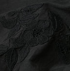 Indian Khadi Peplum Cutwork Embroidered M Shirt Detail