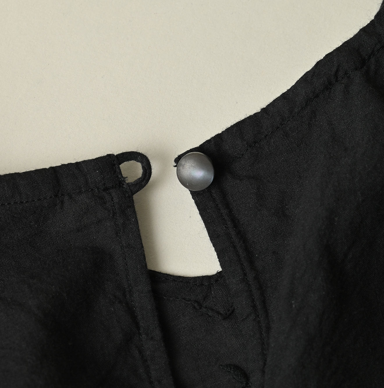 Indian Khadi Peplum Cutwork Embroidered M Shirt Detail