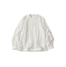 Indian Khadi Cutwork de T-shirt White