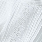 Indian Khadi Cutwork de T-shirt Detail