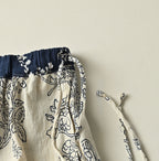 Indian Khadi Block Print Patchwork Skirt Detail