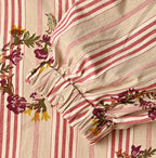Indian Khadi OX SAIJIKI Poyon Puff Dress Detail