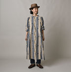 Indian Khadi OX SAIJIKI Poyon Puff Dress Female Model