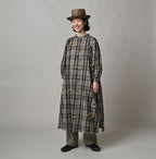 Indian Khadi OX SAIJIKI Poyon Puff Dress Female Model