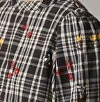 Indian Khadi OX SAIJIKI Poyon Puff Dress Detail